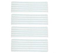 Glomc Mop Cover Replacement Pads 2-Pack For Leifheit For Profi Xl Cotton Plus 48X17Cm Turquoise, Washable Absorbent Fibre Heads For Hardwood for TILE Marble Laminate(4 PACK)