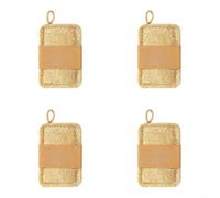 Glomc Natural Loofah Dish Sponge, Non-Scratch For Dishes(4 pcs)