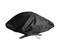 Glomc Outdoor Bbq Grill Cover Waterproof 600D Oxford With Vinyl Lining For Weber Q2000 And Q200 Series, Multiple Sizes, Black, All-Season Protection For Patio Cooking(74 * 50 * 24CM)