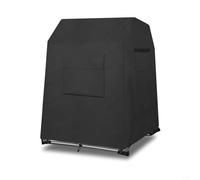 Glomc Outdoor Compost Bin Cover,For 43-Gallon Tumblers,Weatherproof,UV-Resistant & Windproof Oxford Fabric Cover(28.7 X 27.2 X 35.8 Inches,Black)(210D)