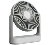 Glomc Plastic Desk Fan 4000mAh Type-C Fast Charge 20H Run(Gray B)