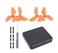 Glomc Portable Travel Case for DJI Neo Props and Screwdriver Tools(Orange) | Holds up to 4 propellers, includes screwdriver slot, shock-absorbing EVA lining, secure fit for dji Neo