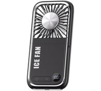 Glomc Quiet Neck Fan Under 36dB Silent Operation Comfortable(Black) | for ideal for travel, camping, hiking, outdoor sports, personal cooling in hot weather