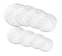 Glomc Shower Drain Cover 6-16cm Round Strainer Hair Filter for Bathroom Floor Trap Prevents Clogging in Wet Room and Keeps Water Flowing Smoothly(16CM)