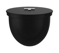Glomc Silicone Bowl Liners for Kitchen Aid Stand Mixer, Fits KSM150 and Tilt-Head 5 Qt, Red Black White, Microwave and Fridge Safe with Cover(black)