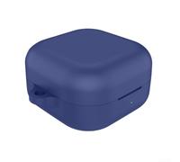 Glomc Silicone Case for Galaxy Buds 4 Pro - Shockproof Soft Cover with Anti-Scratch Finish - Non-Slip Grip Protective Skin for Earbuds Charging Box - Black White Blue Green Red Orange - 7x6x2cm(Blue)