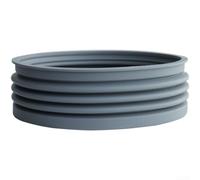 Glomc Silicone Coffee Grinder Blowing Bean Bin Single Dose Accessory For Breville Bes870/Bes875/Bes878/Bes880 Espresso Machines, 15.5 X Cm Gray For Home