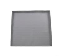 Glomc Silicone Trash Can Mat Floor Protector Anti-Slip Liner for Home or Office, Large 60x60cm Pad Prevents Movement and Spills with Edge Protection(grey)