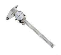 Glomc Stainless Steel For Dial Caliper 0-150Mm Shock-Proof Design Metric Measuring Tool 0.02Mm Resolution For Engineering And Manufacturing