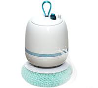 Glomc Usb Powered Electric Dishwashing Ball With Automatic Soap Dispensing And 360-Degree Cleaning, Silicone And Hive Fiber, Rechargeable Wireless Scrubber For Kitchen(Ceiling)