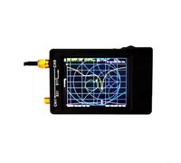 Glomc VNA-H Vector Network Analyzer, 10KHz~1500MHz Si5351 Clock, 2.8 Inch TFT Screen Low Noise Design, Built-In Battery for MICROSD Storage S11 S21 Parameter Tester For RF Radio Engineering