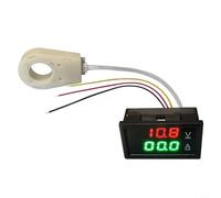 Glomc Volt Meter,Hall Voltmeter Ammeter With Dual Digital Display, DC 0 300V Voltage And Current Measurement 50A, 100A, 200A, 400A For Electrical System Use(400A)