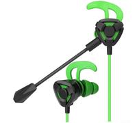 Glomc Wired Gaming Earbuds with Detachable Mic Zero Latency for PUBG Mobile PC HiFi Sound Deep Bass 1.2m Cable(C)