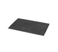 Glomma Anthracite Rectangular Bath Mat (L)60Cm (W)40Cm