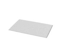 Glomma White Rectangular Bath Mat (L)60Cm (W)40Cm