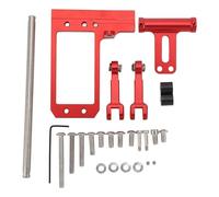 Glomora 1/10 RC Servo Mount with Hydraulic Steering Kit for VP F10 RC Crawler Car DIY Parts Red