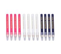 Glomora 12Pcs Sewing Pencil Fabric Marking Pencils Tailors Chalk Pen for Dressmaker Quilting Craft 4Pcs White 4Pcs Blue 4Pcs Pink