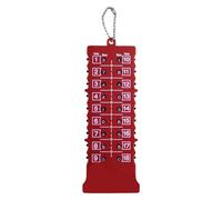 Glomora 18 Hole Score Counter Stroke Counter Scoreboard with Key Chain Tally Keeper for Training Practice Competition