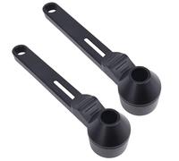 Glomora 2pcs Coffee Scoop Funnels for Reusable Refillable Coffee Pods Coffee Measuring Spoons 2 Tablespoon Capacity for Protein Powder Tea