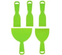 Glomora 5PCS Plastic Scrapers 45 Degree Design Scraper Tool for Wall Paint Wallpaper Cleaning 2in 4in 6in