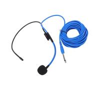 Glomora 6.35mm Headset Microphone Adjustable Wired Boom for Voice Amplifier Singing Speaking Teaching Coaching Presentation
