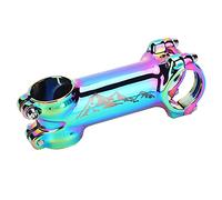 Glomora 6° Bicycle Handlebar Stem,Corrosion Resistance Mountain Bike Aluminum Alloy Stem Accessory for Fits Mountain/Road/BMX Bikes (90MM)