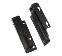 Glomora 80 Degree Bench Seat Hinge - Pack Of 2 Cold Rolled Steel Foldable Spring Hinges for Cabinet Doors, Bed, Sofa - Heavy Duty Lifting Bracket