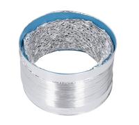 Glomora Air Aluminum Foil Duct Dryer Vent Hose 7 Inch Diameter 6.56ft Length Thickened PVC Flexible Adjustable Ventilation Pipe for HVAC System Kitchen Bathroom Greenhouse