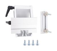 Glomora Bench Grinder Tool Rest, Adjustable Replacement Tool Rest Sharpening Jig Metal 6in 8in Bench Grinder Sharpening Jig,for Easy Tool Honing (Silver)