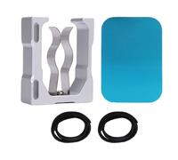 Glomora Cart Magnetic Holder, Aluminum Alloy Non Scratch Clamp with N52 Magnets, 50lb Holding Force for Beach Chairs Fishing Rods Carts (Silver)