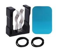 Glomora Cart Magnetic Holder, Aluminum Alloy Non Scratch Clamp with N52 Magnets, 50lb Holding Force for Beach Chairs Fishing Rods Carts (Black)