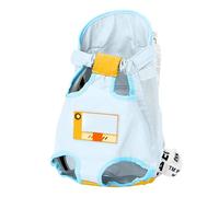 Glomora Cat Carrier Backpack Legs Out, Canvas Pet Head Out Front Pack for Small Cats Dogs Travel Hiking (L Sunflower Functional Cat Backpack)