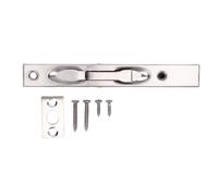 Glomora Flush Bolt for Double Doors 6 Inch Stainless Steel Flip Lever Mechanism Concealed Bolt Latch for Sliding Patio Door Top Bottom Lock