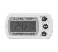 Glomora Fridge Thermometers, 2 Pack Digital Refrigerator Thermometer, Digital Waterproof Fridge Freezer Thermometer Monitor, with Magnetic Backing, Large LCD Screen for Refrigerators and Freezers