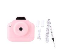 Glomora Instant Print Camera 1080P 2.4 Inch Screen Thermal Printing Time Lapse Multiple Filters Travel Instant Camera Toy for Students (Pink)