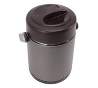 Glomora Insulated Food Flask, 2l Vacuum Thermal Flasks,Wide Mouth Vacuum Insulated Food Jar Soup Flask, For Offices School Picnics Hikes Camping Travel(Dark Gray)