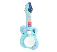 Glomora Kids Play Guitar,Electric Educational Musical Instruments Early Learning Colorful Guitar Music Toy for Toddler Toddler Guitar for 3 to 5 Year Old Boys Girls (Azul)