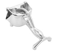 Glomora Manual Juicer,304 Stainless Steel Heavy Duty Aluminum Press Juicer Portable Hand Fruit Squeezing Tool for Lemons Oranges Pomegranates(Silver)