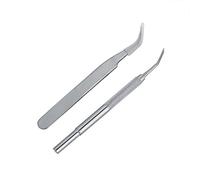 Glomora Parasite Remover Tool 2PCS Stainless Steel, Pet Parasite Removal Tweezers Kit for Dogs Cats