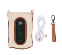 Glomora Portable USB Baby Bottle Warmer Sleeve - Digital Display Advanced Temp Control, Safe Materials for Travel Car Outdoor Use