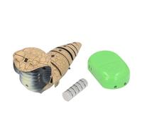 Glomora RC Snake Toy, Remote Control Snake Prank Tool, Vivid RC Smart Sensing Snake Toy Funny Moving for Kids Cat, Halloween Christmas Prank Toys Birthday Gifts (Khaki)