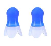 Glomora Swimming Earplugs,Flying Noise Reduction Silicone Ear Plug with Black Sealing Bottle for Swimmers and Bathers for Swimming (Blue earplugs + Black Bottle)
