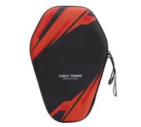 Glomora Table Tennis Paddle Cover Heavy Duty Extra Support Hard Shell Water Fits Up to 2 Paddles Table Tennis Racket Case (A)
