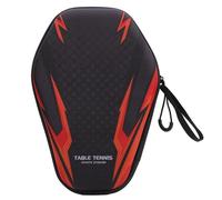 Glomora Table Tennis Paddle Cover Heavy Duty Extra Support Hard Shell Water Fits Up to 2 Paddles Table Tennis Racket Case (B)