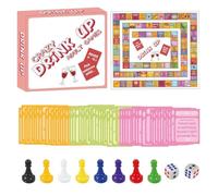 glonest Drinking Games for Adults, Monopoly Board Game with Drinking Challenges for 2-8 Players, Fun Party Card Games for Friends, Groups, and Social Parties