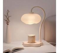 Glooglitter Cute Candle Warmer Lamp with Timer Dimmer Bedside Table Scented Wax Lamps for Bedroom House Office Living Room Christmas Birthday Gifts for Women Mom