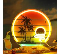 Glooglitter Neon Sign for Bedroom Bar Beach Restaurant Party Decoration Gift 30cm