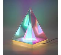 Gloomie 3D Illusion Pyramid Lamp - Infinity Prism Light