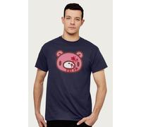 Gloomy Bear Men's The Naughty Grizzly Blood Splat Face T-Shirt in Navy | Size: 2XL Gloomy Bear Navy 2XL