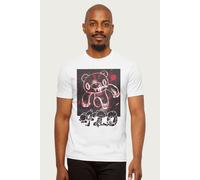 Gloomy Bear Men's The Naughty Grizzly Horror Blood Splat T-Shirt in White | Size: XL Gloomy Bear White XL